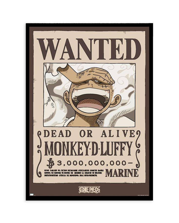 Monkey D. Luffy Wanted Poster – Gear 5 Edition