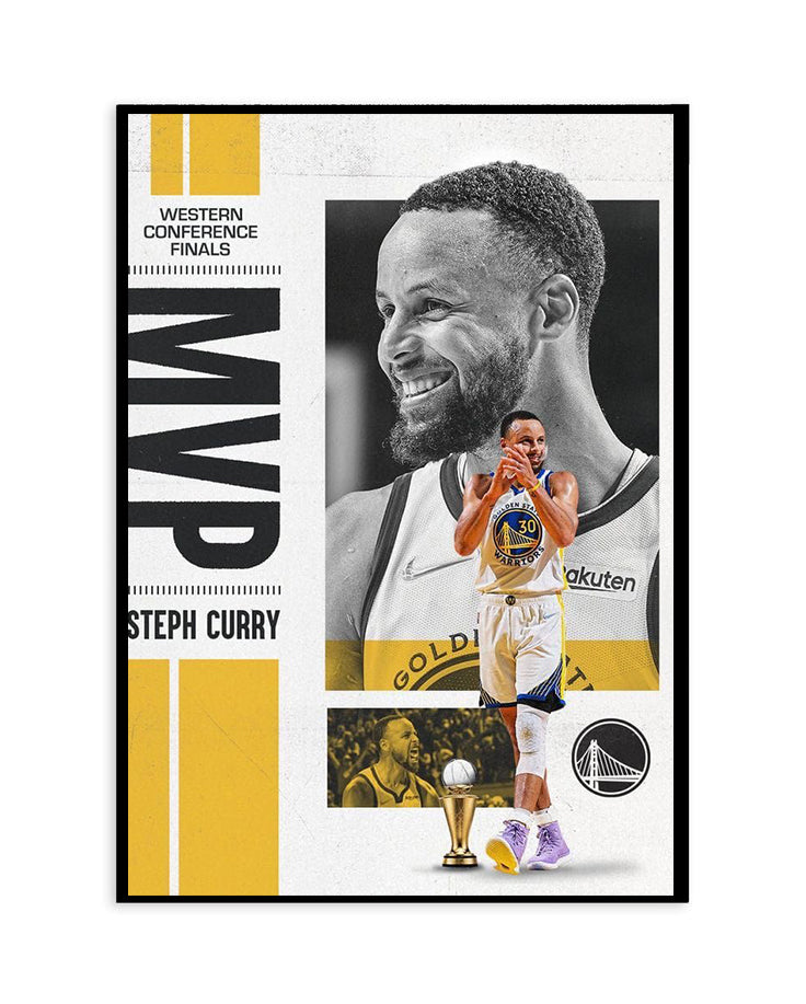 Stephen Curry Western Conference Finals MVP Poster