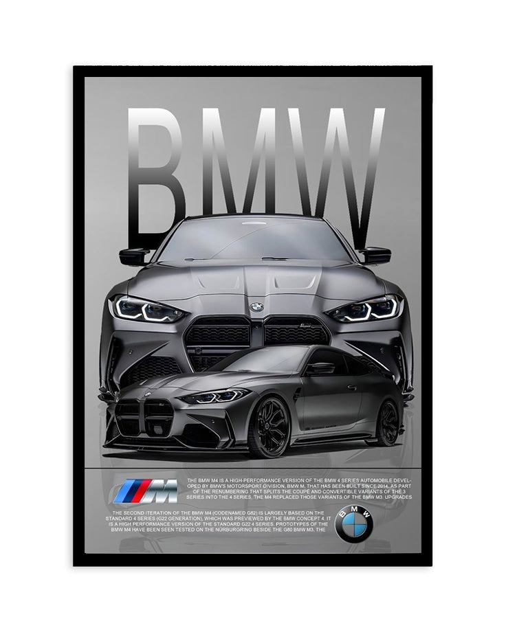 BMW M4 G82 – Shadow Edition Poster
