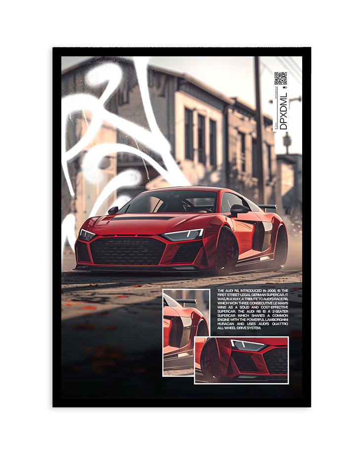 Audi R8 Supercar Poster