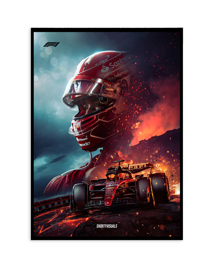 Ferrari F1 – Scorching Speed Poster
