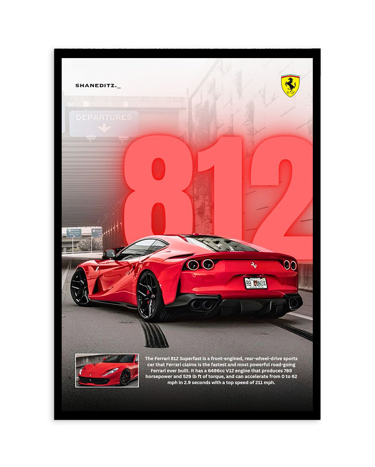 Ferrari 812 Superfast – Red Beast on the Streets