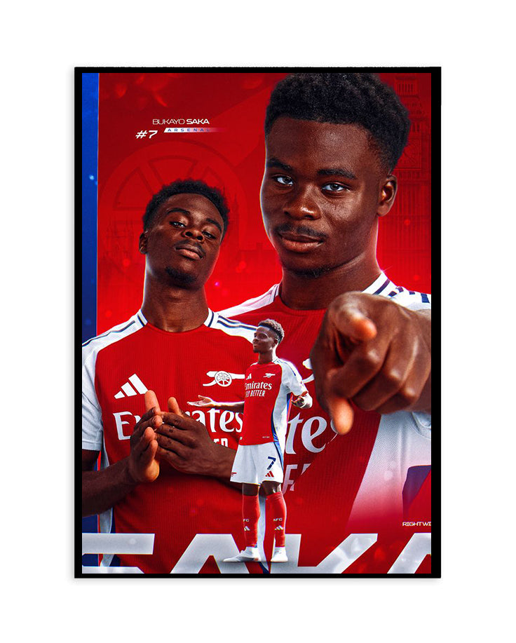 Bukayo Saka Arsenal Poster
