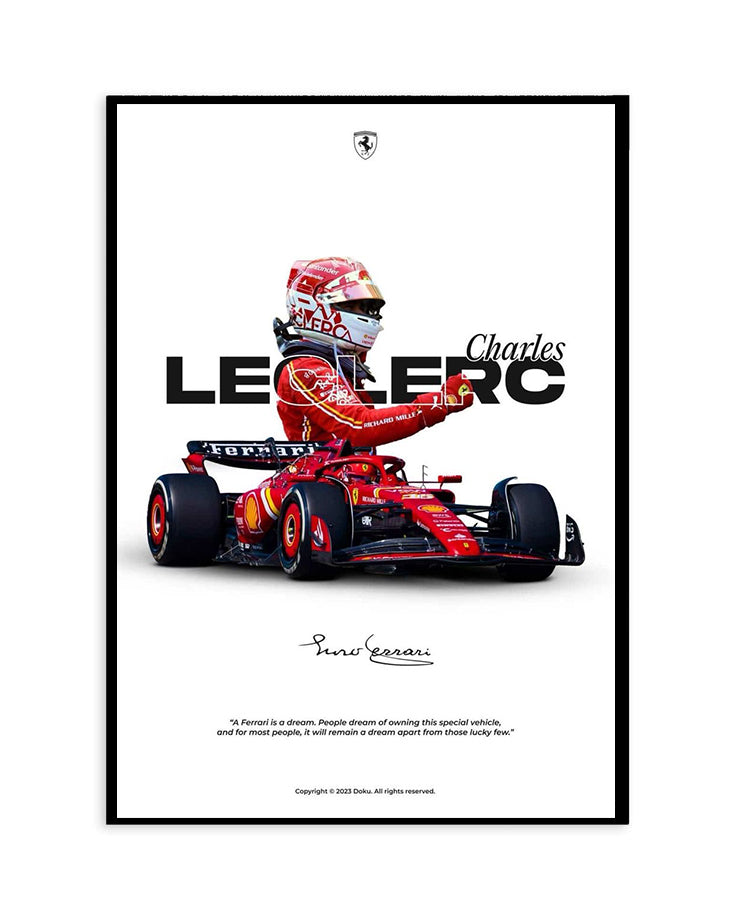 Charles Leclerc – Ferrari Formula 1 Poster