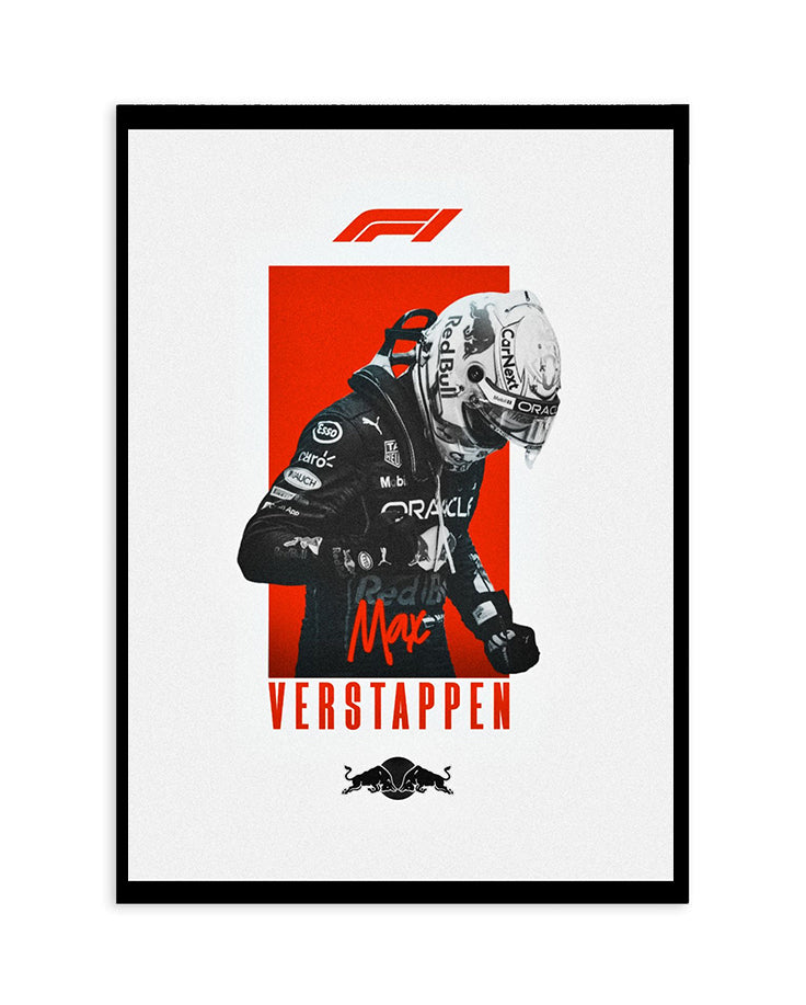 Max Verstappen – Red Bull F1 Champion Poster