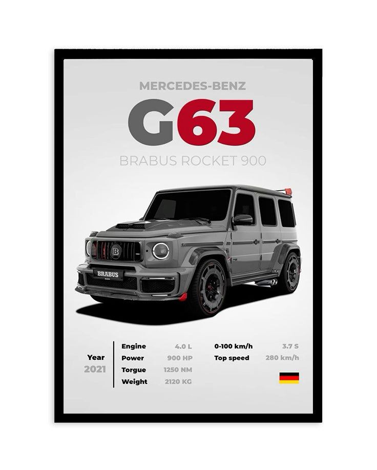 Mercedes G63 Brabus Rocket 900 – Power Meets Prestige