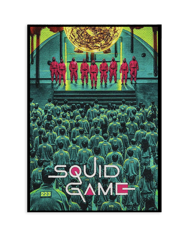 Squid Game Retro Poster