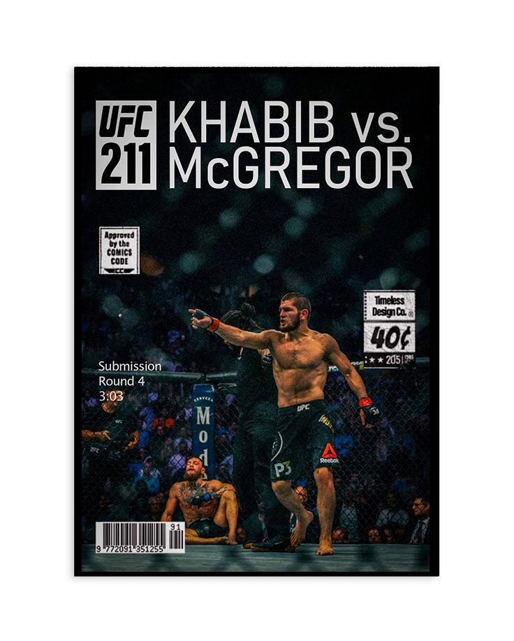 Khabib vs McGregor UFC Poster