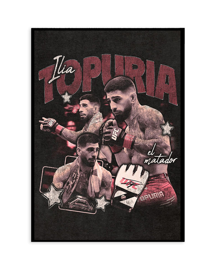 Ilia Topuria “El Matador” UFC Poster