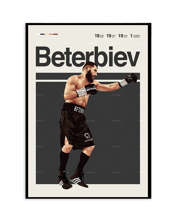 Artur Beterbiev Boxing Poster