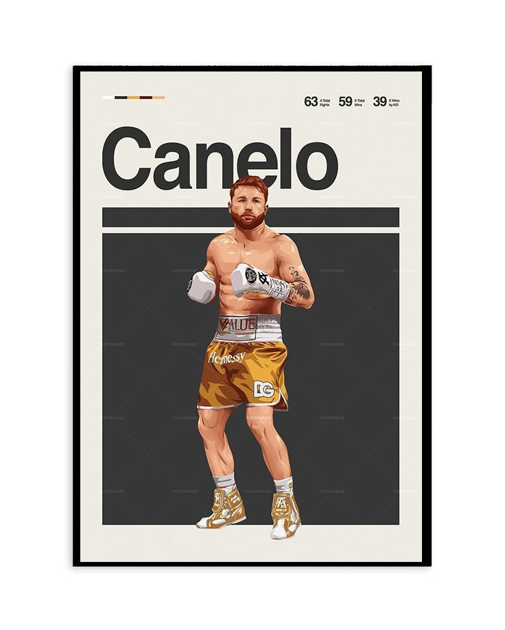 Canelo Álvarez Boxing Poster