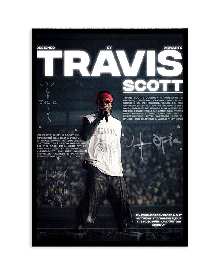 Travis Scott – Utopia Live Poster
