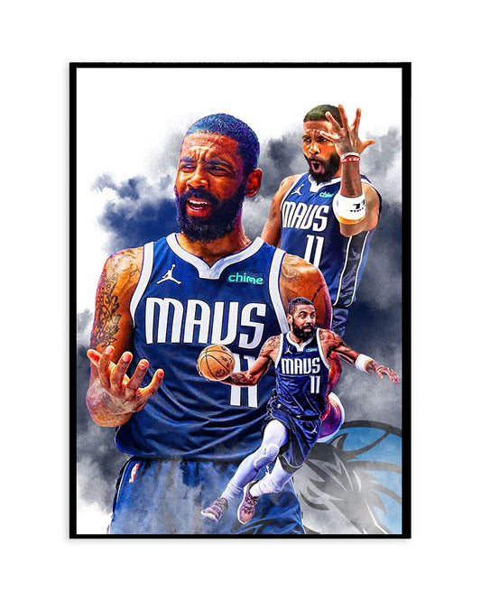 Kyrie Irving Dallas Mavericks Poster – NBA Star Art