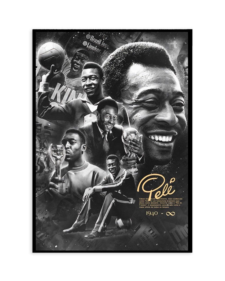 Pelé Legacy Poster – The Eternal King
