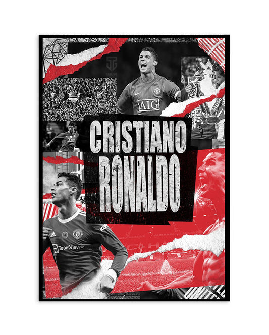 Cristiano Ronaldo Manchester United Poster