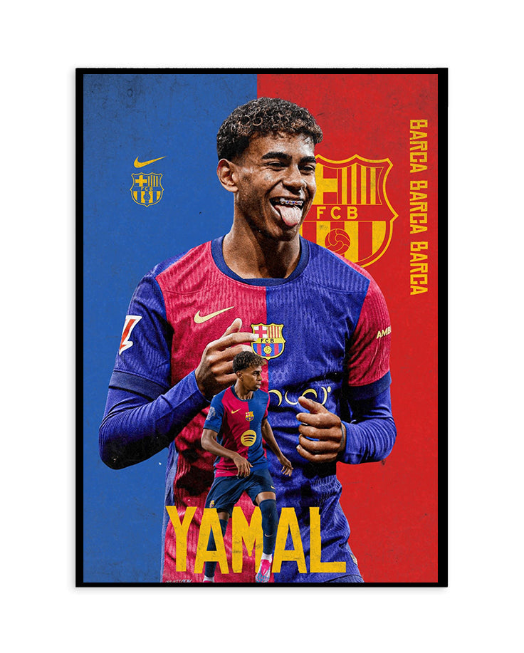 Lamine Yamal Barcelona Poster