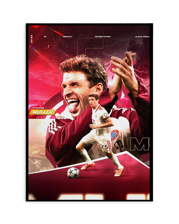Thomas Müller Bayern Munich Poster