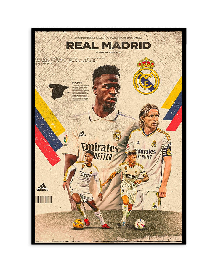 Real Madrid Stars Poster