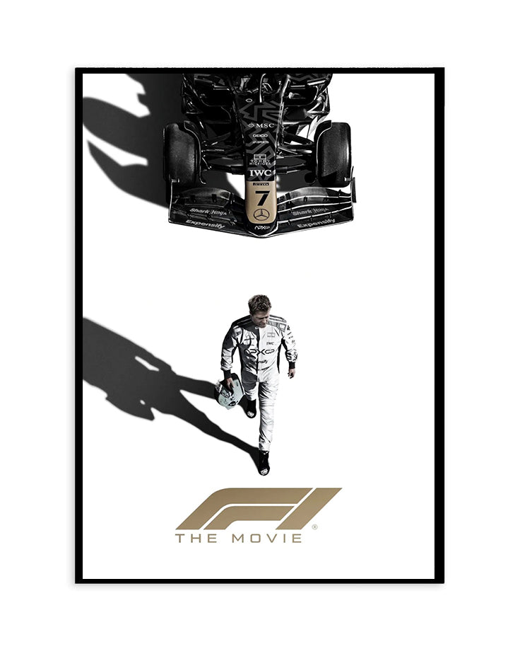 F1 The Movie – Driver & Car Poster