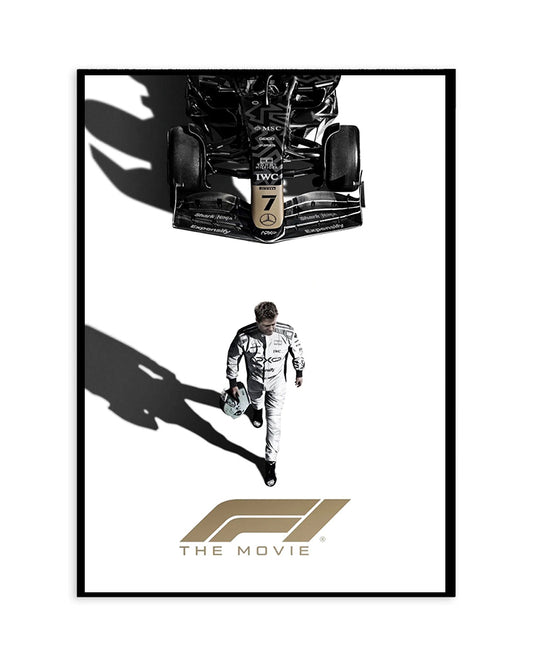 F1 The Movie – Driver & Car Poster