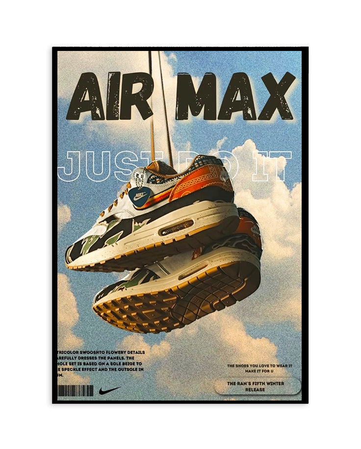 Nike Air Max – Just Do It Retro Poster