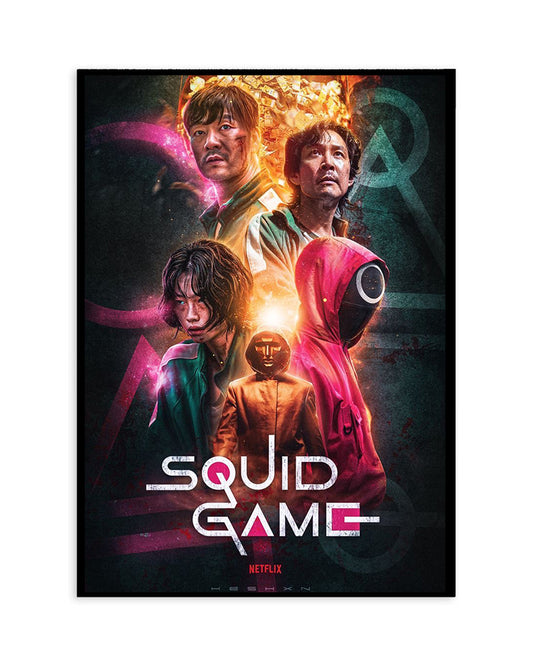 Squid Game Character Poster