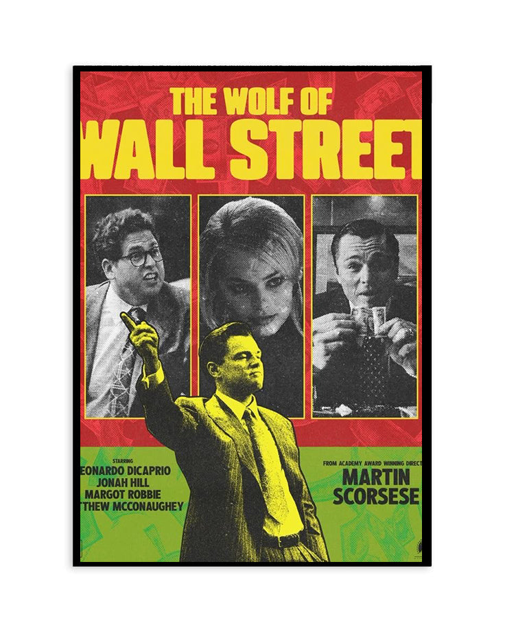 The Wolf of Wall Street Vintage Poster