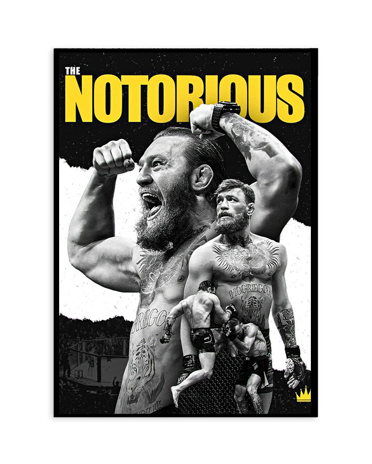 Conor McGregor “The Notorious” Poster