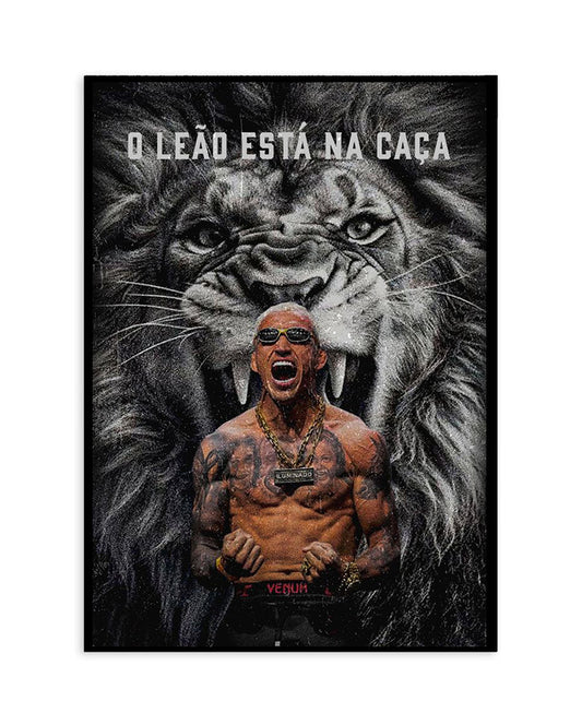 Charles Oliveira “O Leão Está Na Caça” Poster